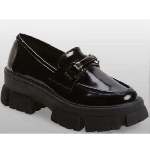 Steve Madden Shoes - Steve Madden Black Lively Loafers size 8.5